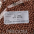 01770 Бисер чешский Preciosa 6/0, бронза металлик, 1-я категория,  50гр