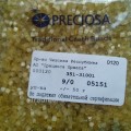 05151 Бисер чешский Preciosa "рубка" 9/0, сатиновая бледно-желтая, 50гр