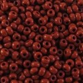13600 Бисер круглый чешский Preciosa 6/0,  коричнево-красный, 1-категории, 50гр