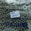 16949 Бисер чешский Preciosa 6/0,  серый,  50гр