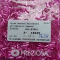 18225 Стеклярус чешский Preciosa, 3", TwSH, розовый, 50гр
