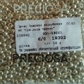 18302 Бисер чешский Preciosa 6/0,  серебро металлик, 1-я категория,  50гр