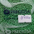 18556m Бисер чешский Preciosa 10/0,  матовый зеленый, 50гр