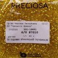 87010 Бисер чешский Preciosa 6/0,  желтый прозрачный, 1-я категория, 50гр