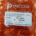 97030 Стеклярус чешский Preciosa 4",  оранжевый,  50гр