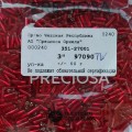 97090 Стеклярус чешский Preciosa, 3", TwSH, красный, 50гр