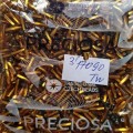 17090 Стеклярус чешский Preciosa, 3", TwSH  темное золото, 50гр
