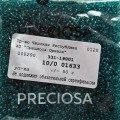 01633 Бисер чешский Preciosa 10/0, бирюзовый,  1-я категория, 50гр