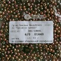 01640 Бисер чешский Preciosa 6/0,  бронза ирис, металлик,  50гр