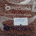01780 Бисер чешский Preciosa 10/0,  коричневый, металлик,  50гр
