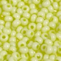 03153 Бисер круглый чешский Preciosa 10/0,  желто-зеленый, 1-я категория, 50гр