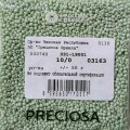 03163 Бисер круглый чешский Preciosa 10/0, нежно-зеленый непрозрачный, 1-я категория, 50гр