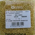 08286 Бисер чешский Preciosa 10/0,  желтый огонек, прозрачный, 1-я категория, 50гр