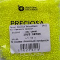 08786 Бисер круглый чешский Preciosa 10/0,  желтый неон, 50гр