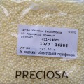 16286 Бисер чешский Preciosa 10/0, 1-я категория, светло-желтый,  50гр