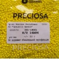 16A86 Бисер чешский Preciosa 8/0, Terra Intensive, желтый, 1-я категория, 50гр