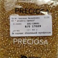 17029 Бисер чешский Preciosa  8/0, медовый, 1-я категория, 50гр