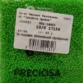 17156 Бисер чешский Preciosa 10/0, салатовый, 1-я категория, 50гр