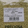 18181 Бисер круглый чешский Preciosa 10/0, металлик золото, 1-я категория, 50гр