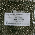 18549 Бисер чешский Preciosa 6/0,  металлик серый, 1-я категория, 50гр