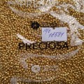 18581 Бисер круглый чешский Preciosa 10/0, металлик золото,  50гр