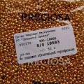 18583 Бисер чешский Preciosa 8/0, золото металлик, 1-я категория, 50гр