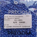 33040 Бисер чешский Preciosa 6/0, темно-синий, непрозрачный, 1-я категория, 50гр