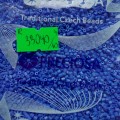 33040 Бисер чешский Preciosa "рубка" 10/0, синий глянцевый, 50гр