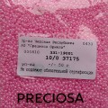 37175 Бисер круглый чешский Preciosa 10/0,розовый, 1-я категория,  50гр