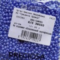 38020 Бисер чешский Preciosa 6/0,  сине-сиреневый жемчужный, 50гр