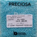 38132 Бисер круглый чешский Preciosa 10/0, голубой, 1-я категория 50гр
