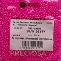 38177 Бисер чешский Preciosa 10/0, розовый с покрасом, 1-я категория, 50гр