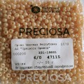 47115 Бисер круглый чешский Preciosa 6/0,кремовый жемчужный, 1-я категория, 50гр