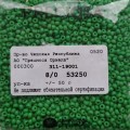 53250 Бисер чешский Preciosa 8/0, зеленый, 1-я категория, 50гр
