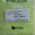 58552 Бисер чешский Preciosa 10/0, салатовый радужный, 1-я категория, 50гр