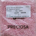 58594 Бисер чешский Preciosa 10/0, радужный розовый, 1-я категория, 50гр