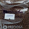 59145 Бисер чешский Preciosa 10/0,  металлик бронзовый, 50гр
