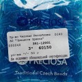 60150 Стеклярус чешский Preciosa, 3", голубой, 50гр