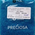 60150m Бисер чешский Preciosa 10/0,  матовый темно-голубой, 1-я категория, 50гр