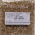 68106 Бисер чешский Preciosa 6/0,  прозрачный, бронзовый огонек, 50гр