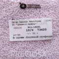73420 Бисер чешский Preciosa 10/0, розовый, 1-я категория, 50гр