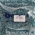 78132 Бисер круглый чешский Preciosa 10/0,  голубой, "огонек",  50гр