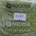78153 Бисер чешский Preciosa 10/0, светло-зеленый, огонек, 50гр