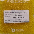 80010 Бисер чешский Preciosa 6/0,  желтый прозрачный, 1-я категория, 50гр