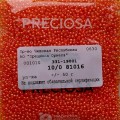 81016 Бисер чешский Preciosa 10/0, янтарный оранжевый, 50гр