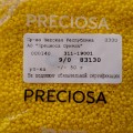 83130 Бисер чешский Preciosa 9/0,  желтый, 1-я категория, 50гр