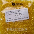 85011 Бисер чешский Preciosa "рубка" 10/0,  желтый сатиновый,1-я категория, 50гр