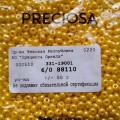 88110 Бисер чешский Preciosa 6/0,  желтый блестящий, 1-я категория, 50гр