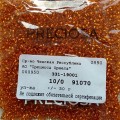 91079 Бисер круглый чешский Preciosa 10/0, оранжевый, 1-я категория,  50гр