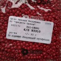 93310 Бисер чешский Preciosa 6/0,  темно-бордовый, 1-я категория, 50гр